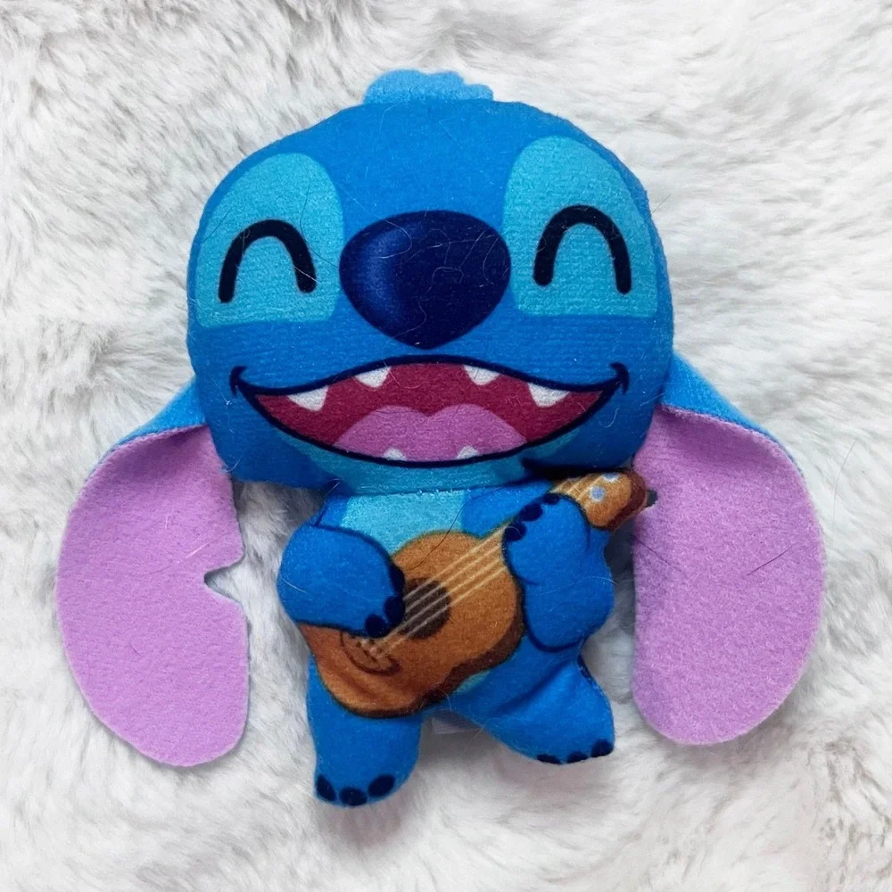 🔮 5/$25 Disney Lilo & Stitch Ukulele Stitch Plush Mascot Bag Charm